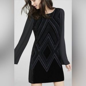 Black express cocktail dress in Medium
